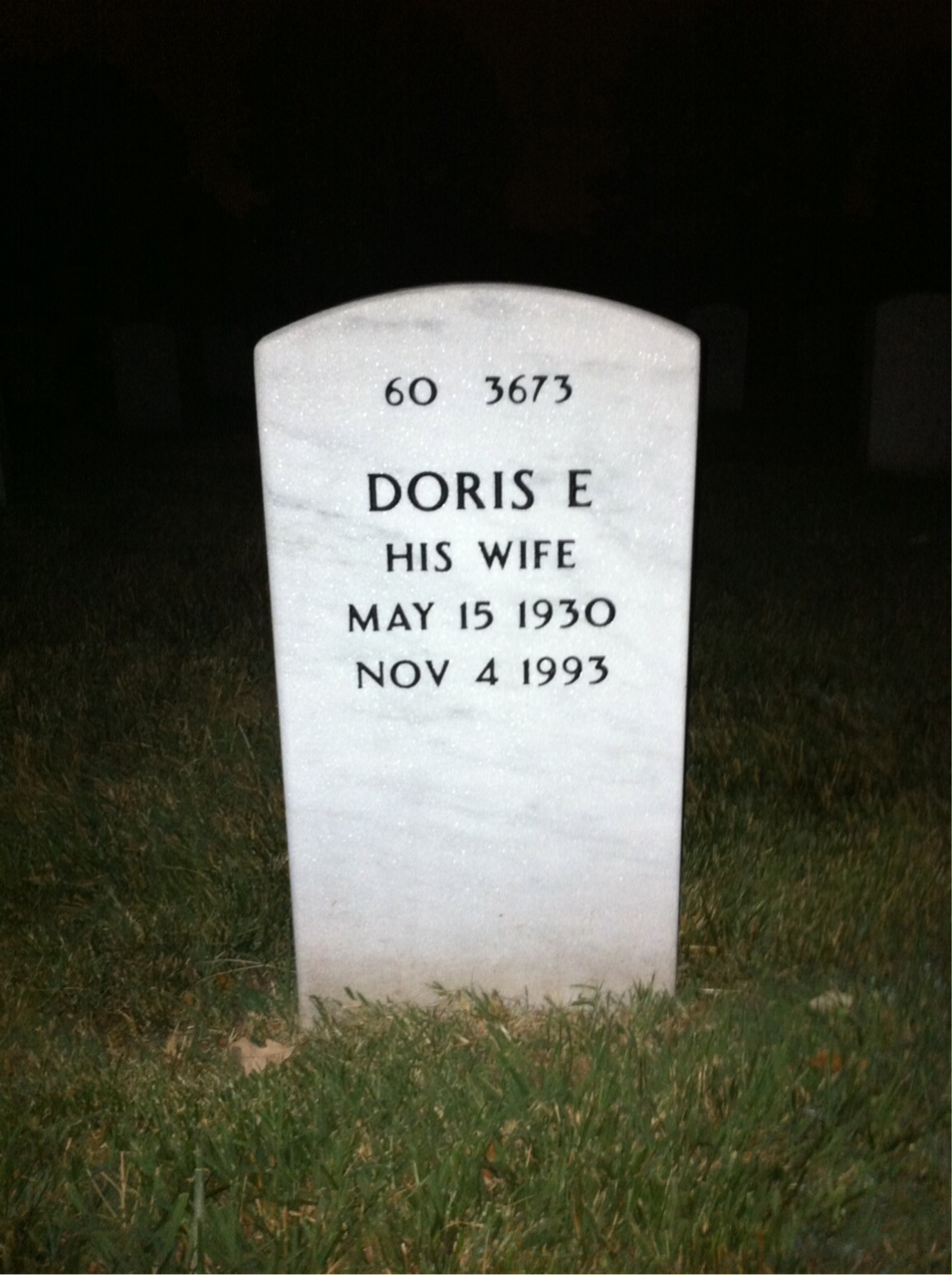 Back of headstone — Gerard Batchelder