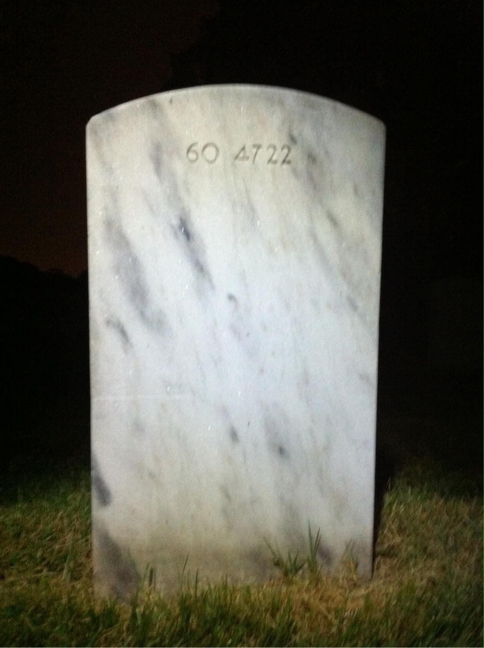 Back of headstone — E Mortensen