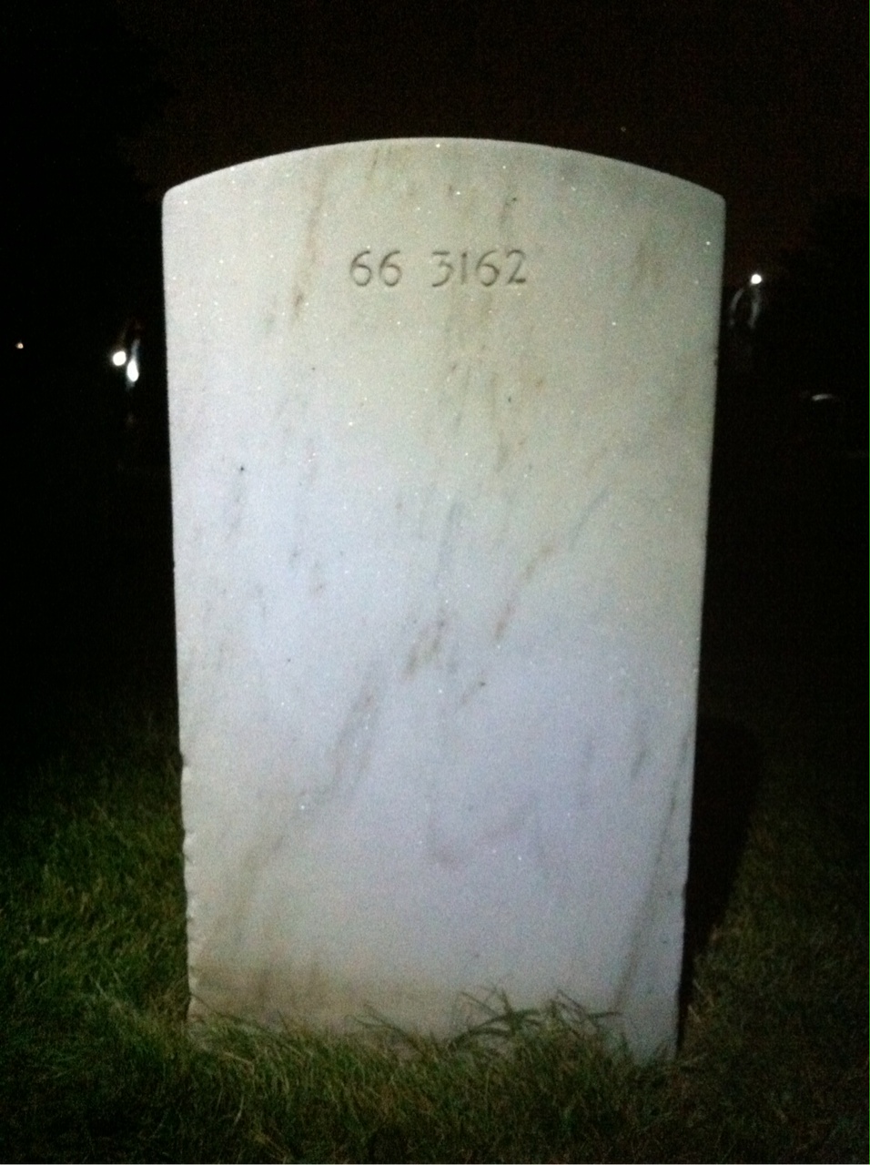 Back of headstone — Amanda Siepielski