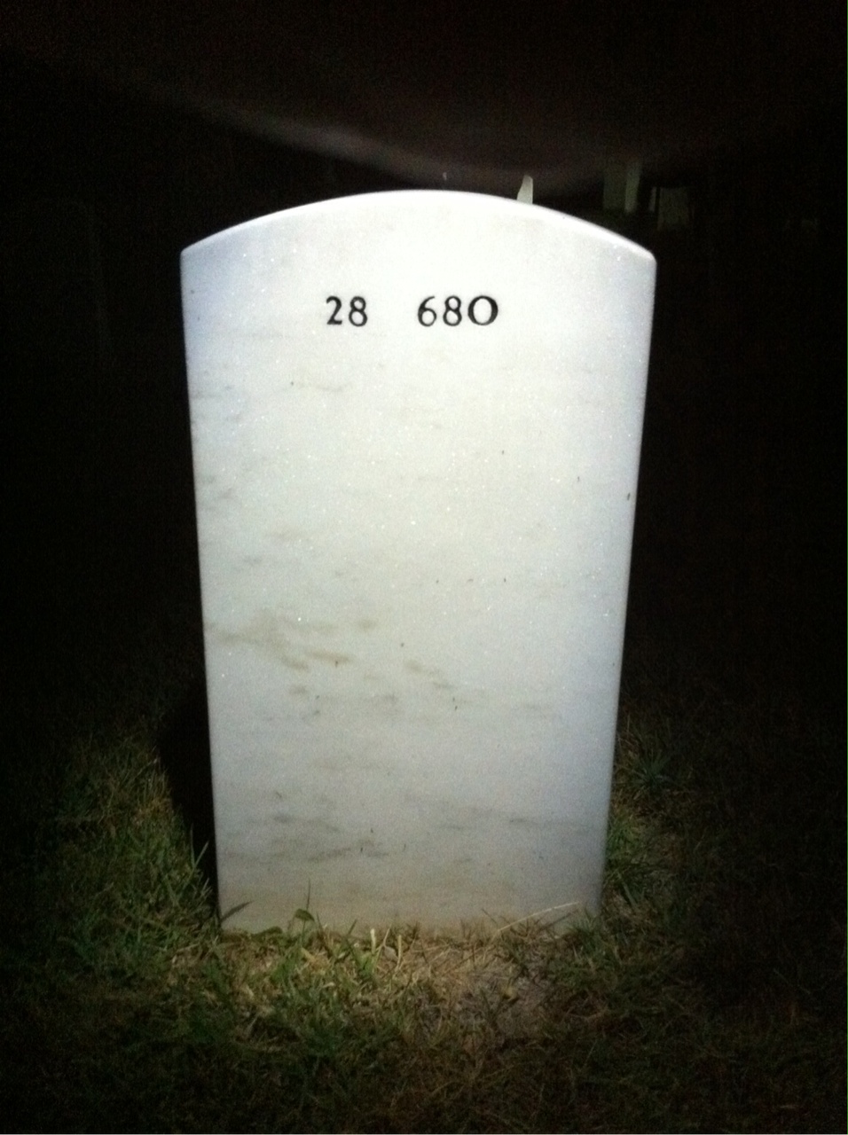 Back of headstone — Eunity Pugh