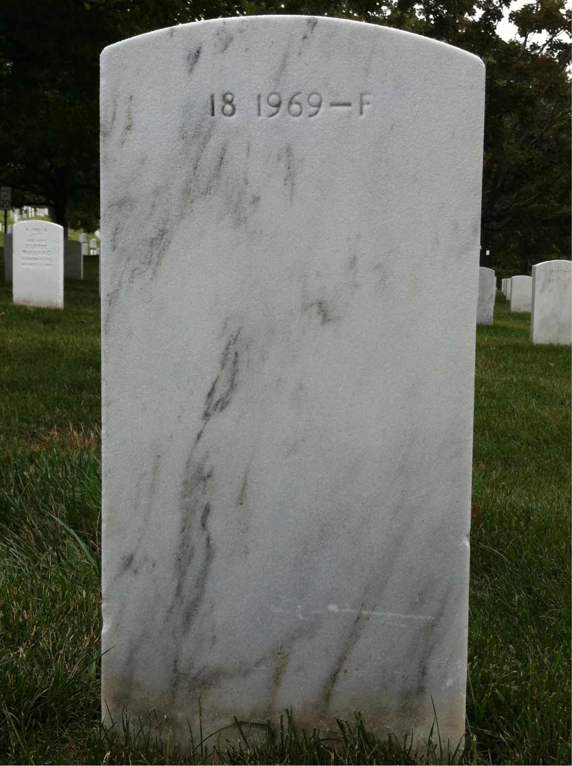 Back of headstone — Joseph Mcnamara