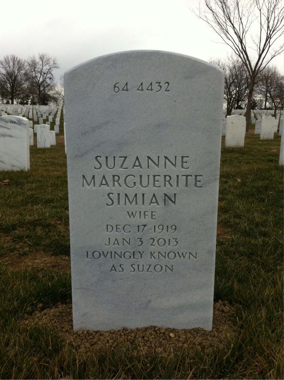 Back of headstone — John Morgan
