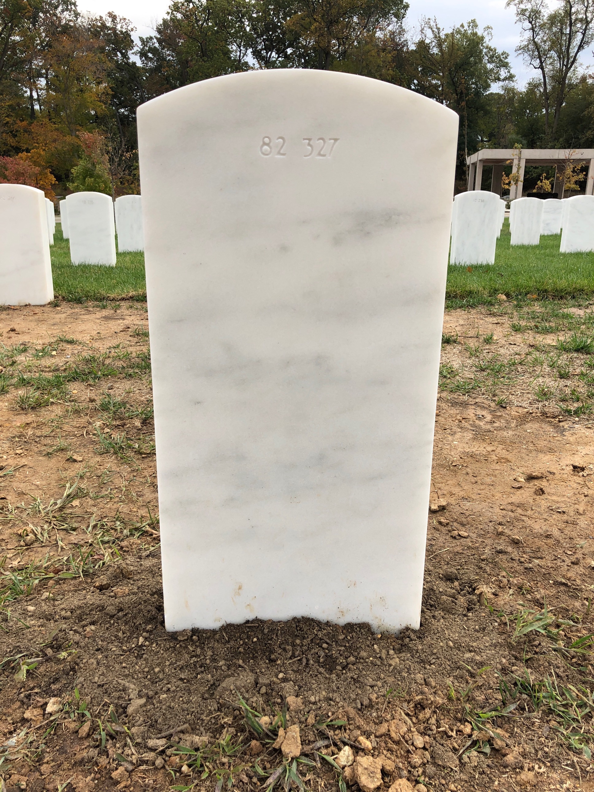 Back of headstone — Thomas Lewis Kumpf