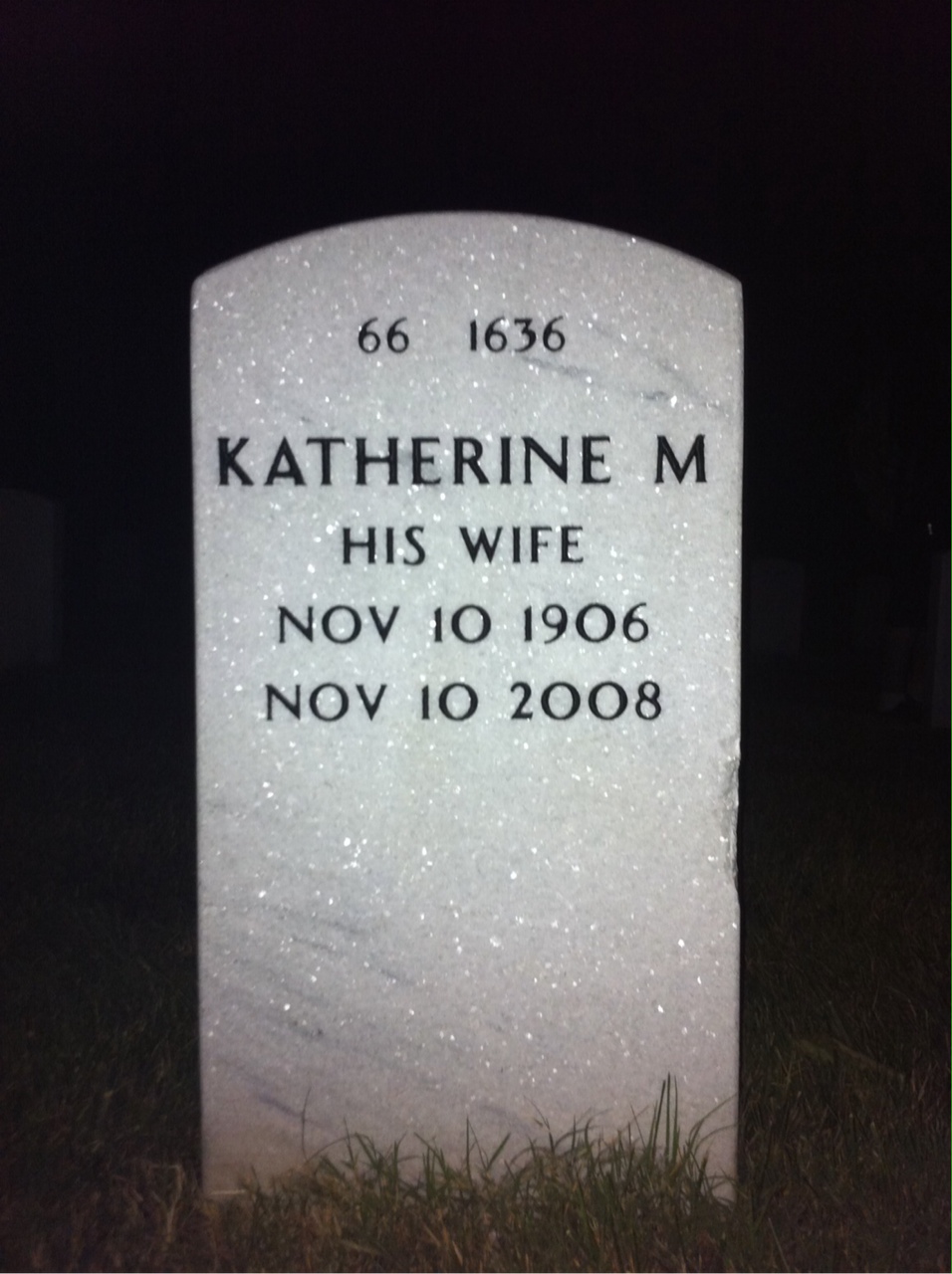Back of headstone — Daniel Heagy