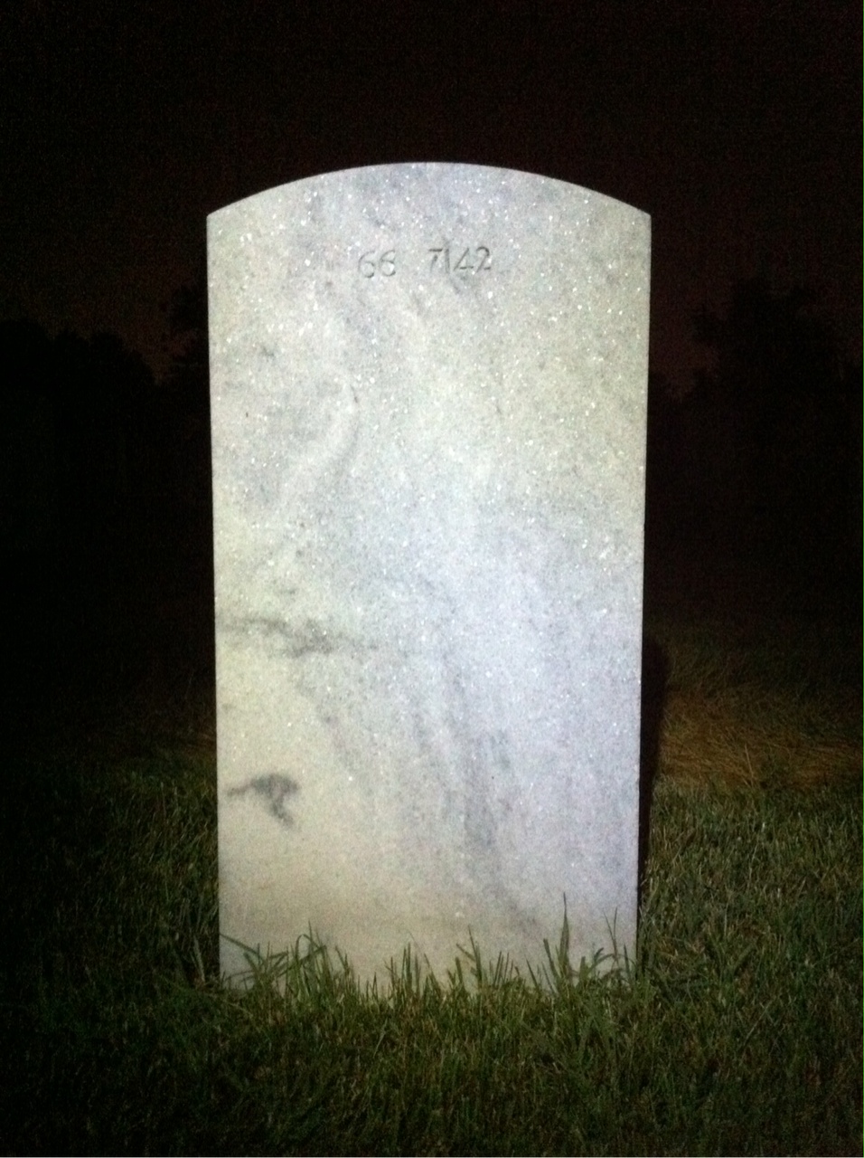 Back of headstone — Robert Bailey