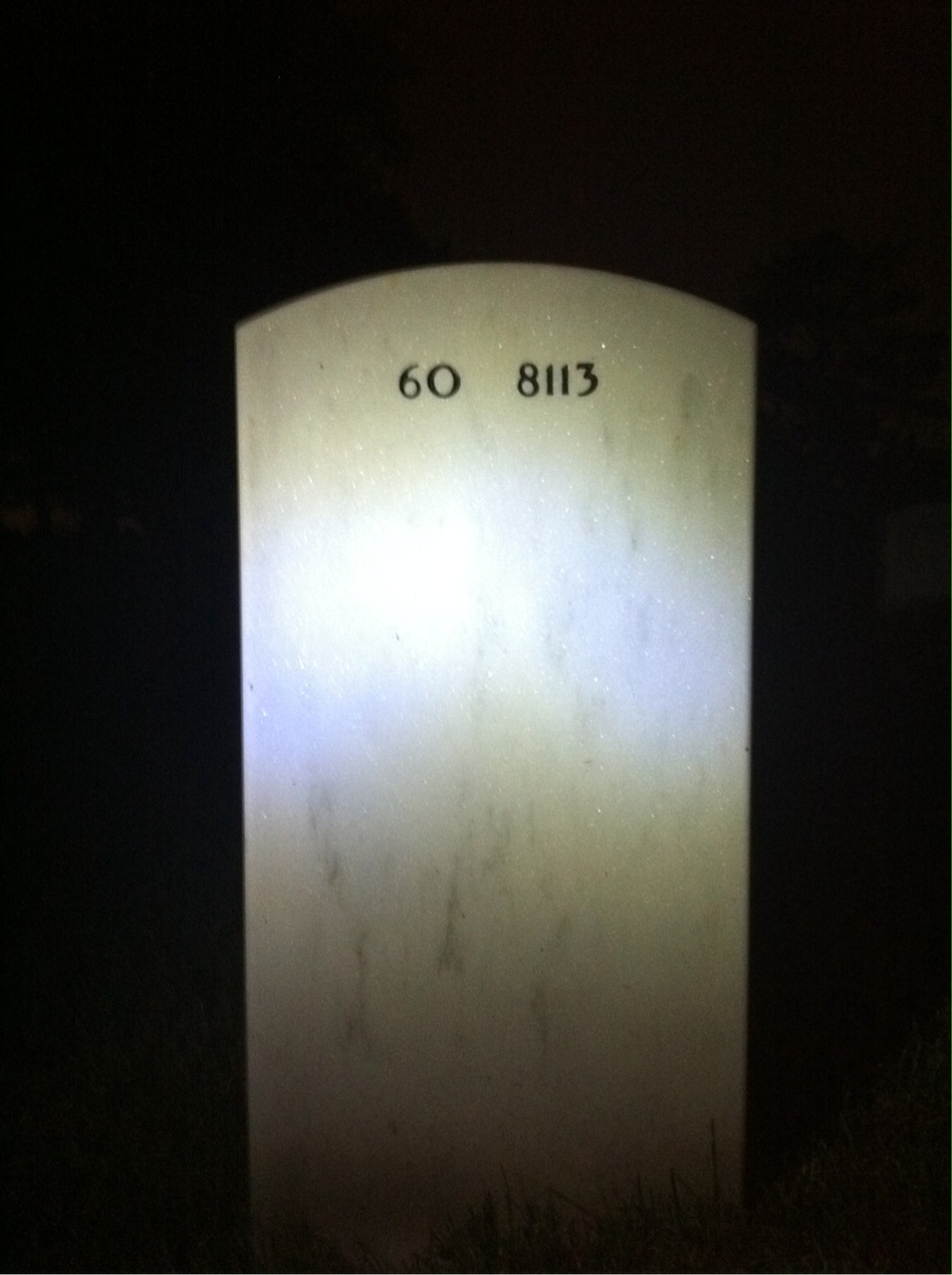Back of headstone — John Schmidt