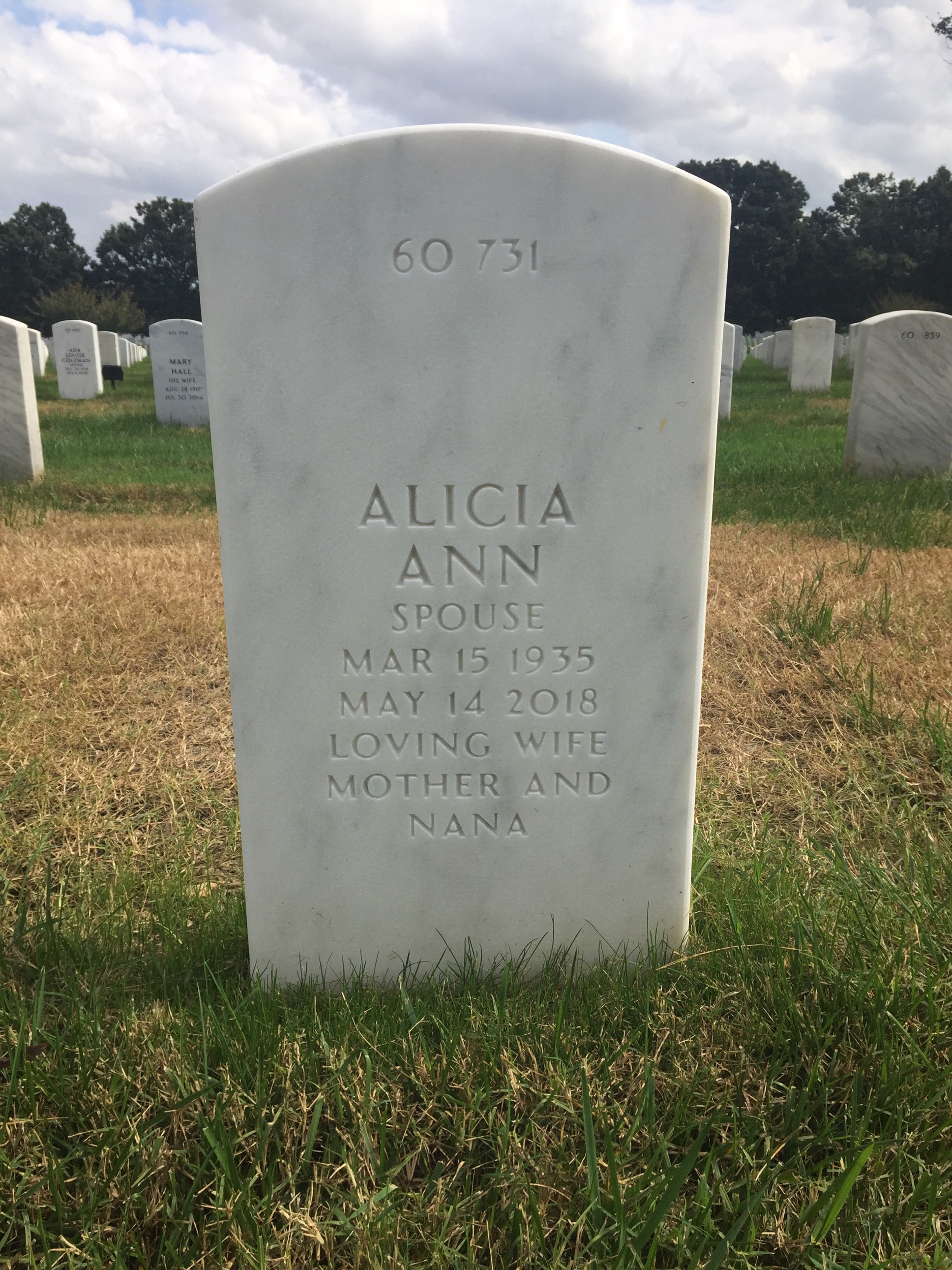 Back of headstone — Edward Resnik