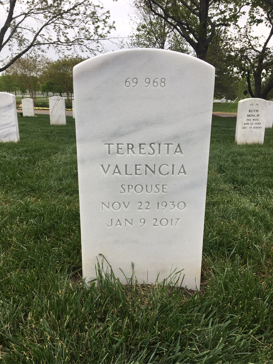 Back of headstone — Charles Hawley