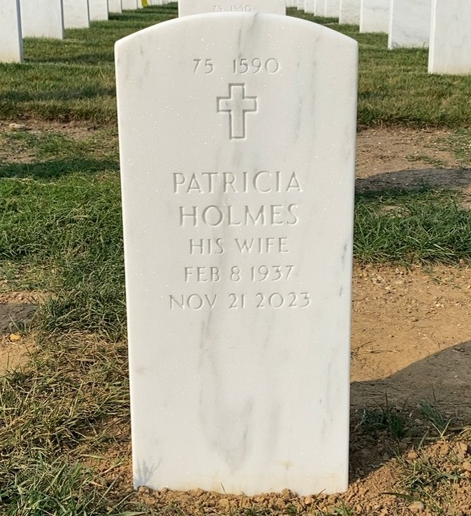 Back of headstone — William Fulton Omberg