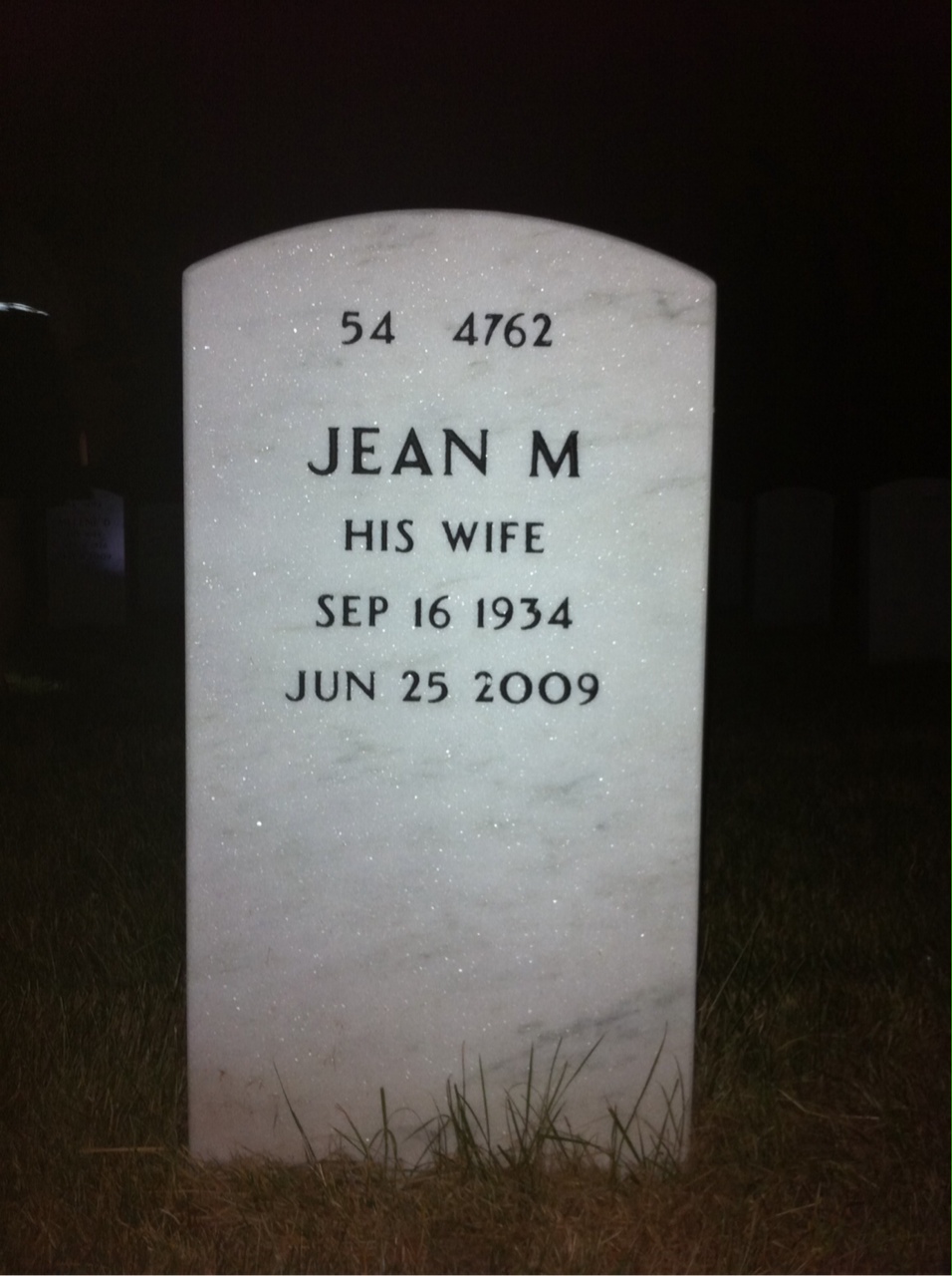 Back of headstone — Richard Loeper