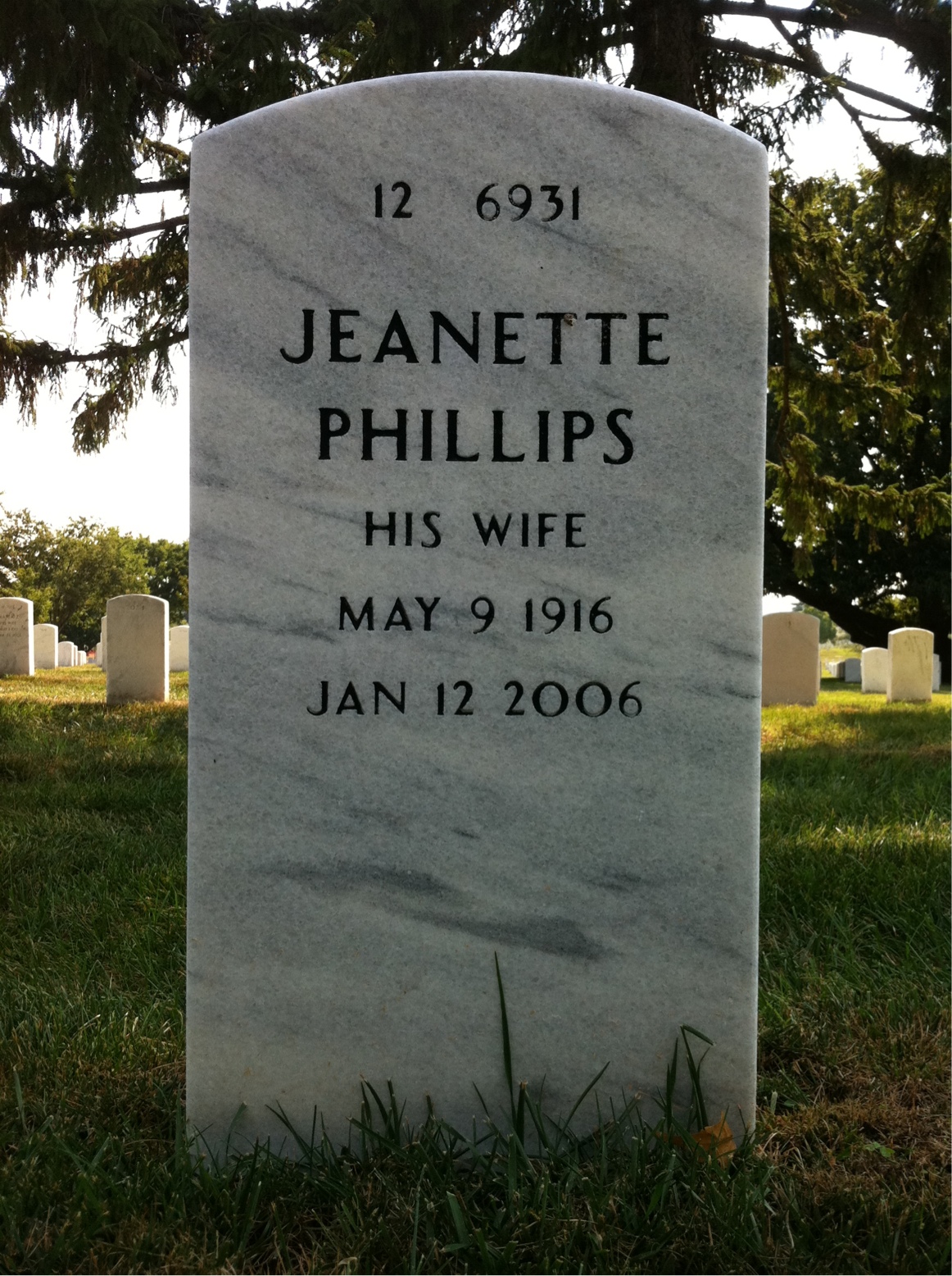 Back of headstone — Daniel Hennessy
