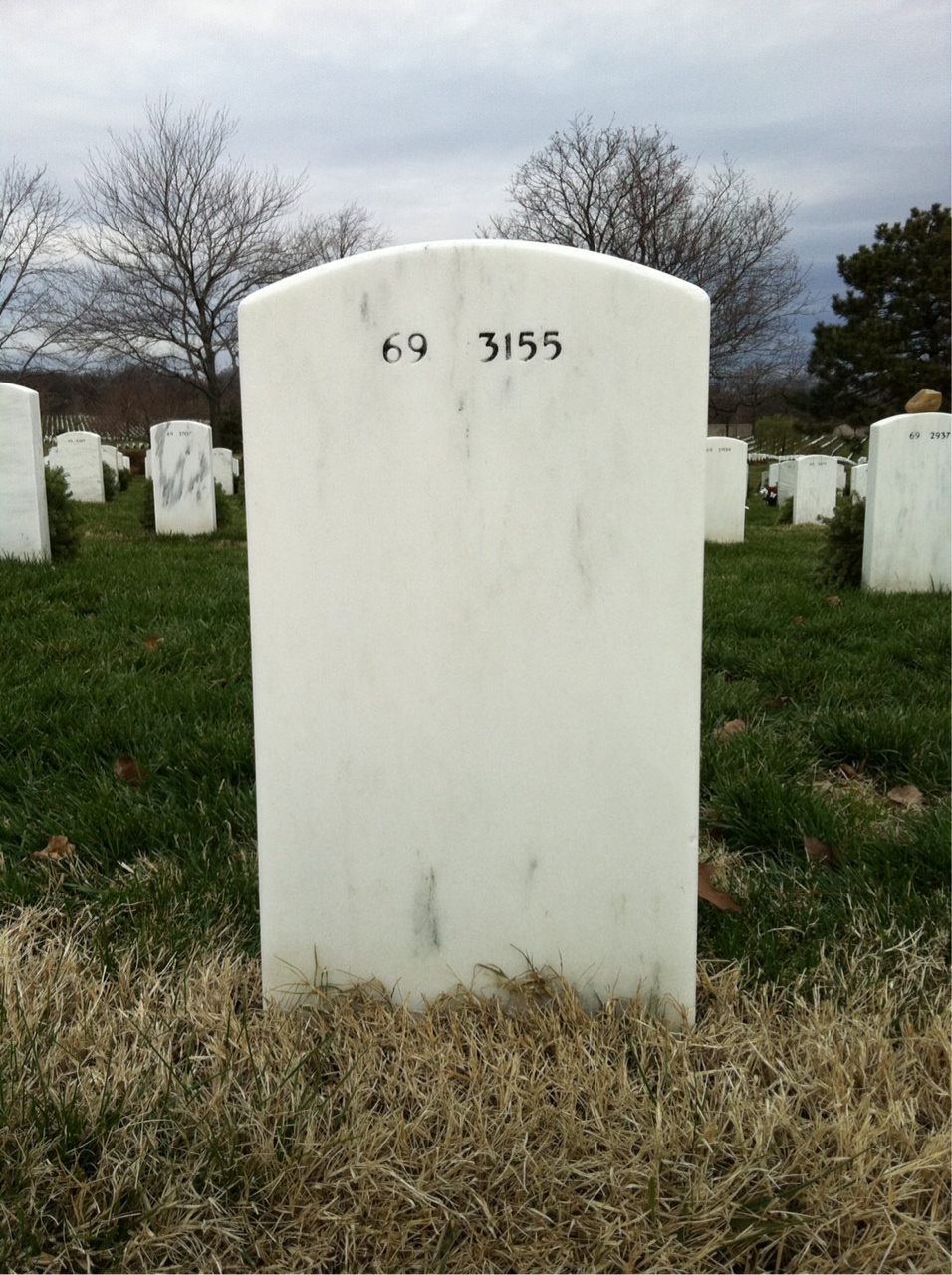 Back of headstone — George Shababy