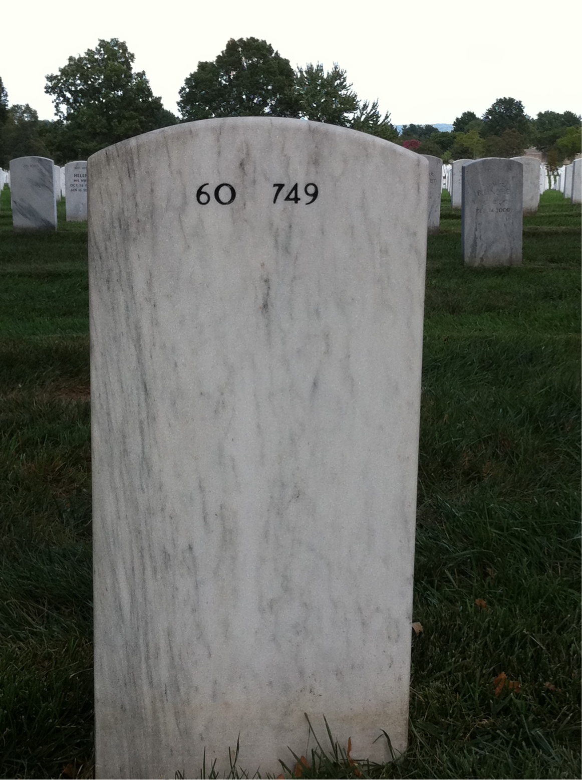 Back of headstone — Joseph Mclaughlin