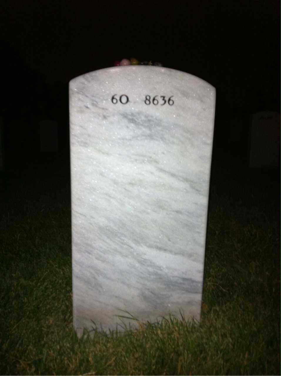 Back of headstone — Theodore Church