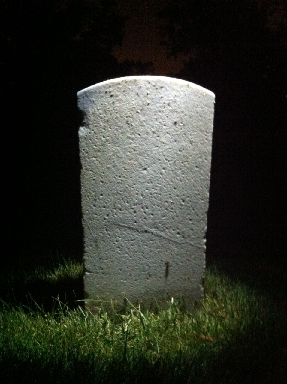 Back of headstone — Thomas Corcoran