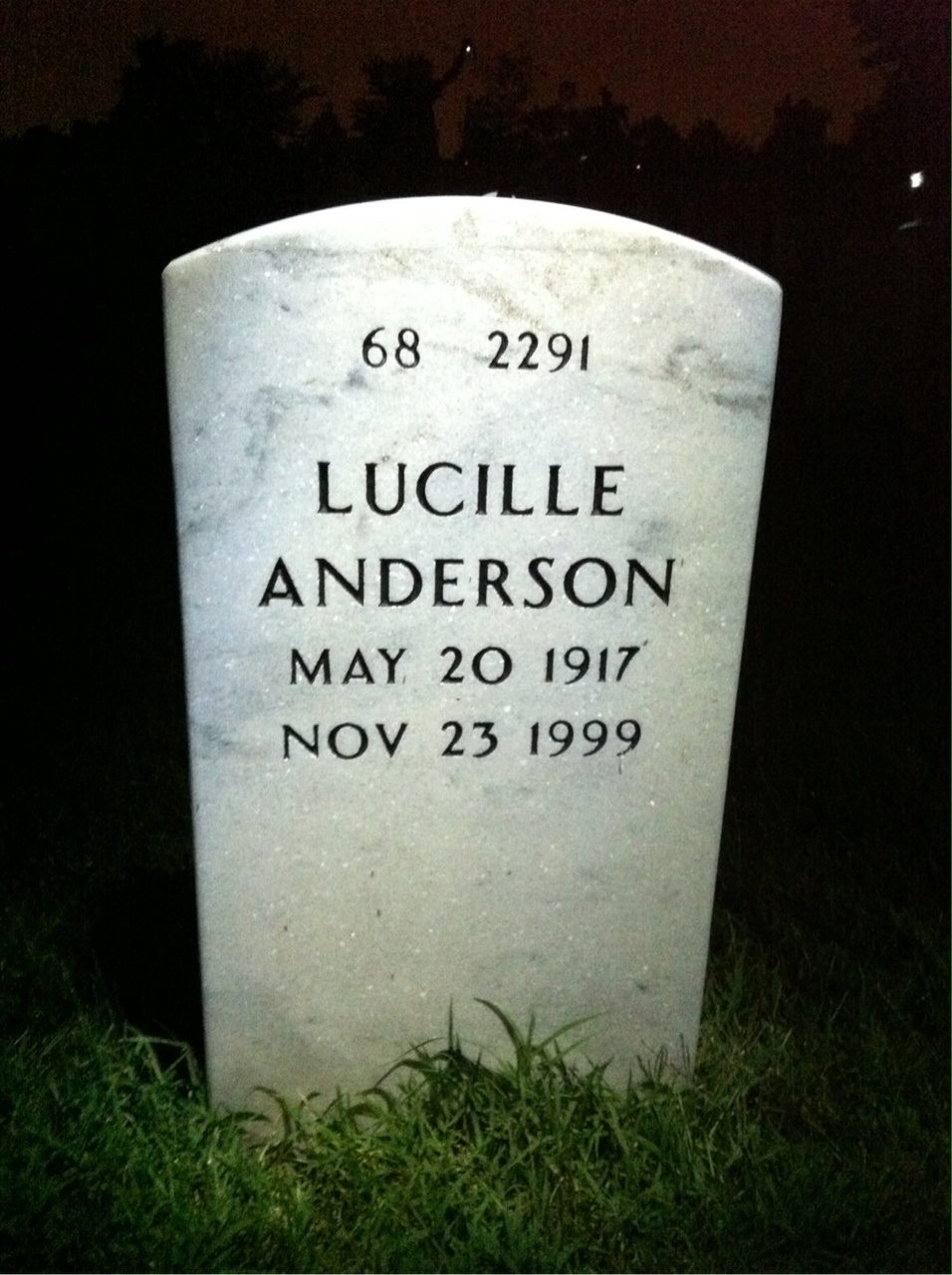 Back of headstone — Kenneth Collings