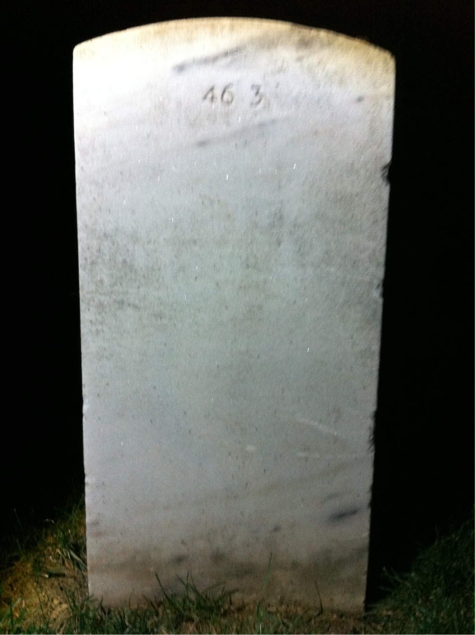 Back of headstone — Robert Stewart