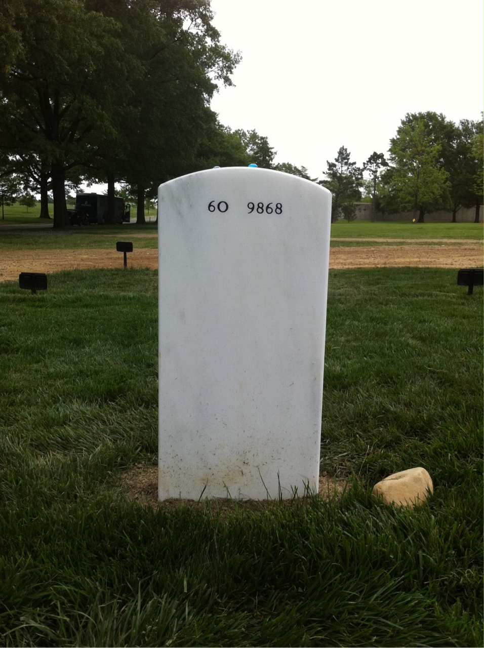 Back of headstone — David Acosta