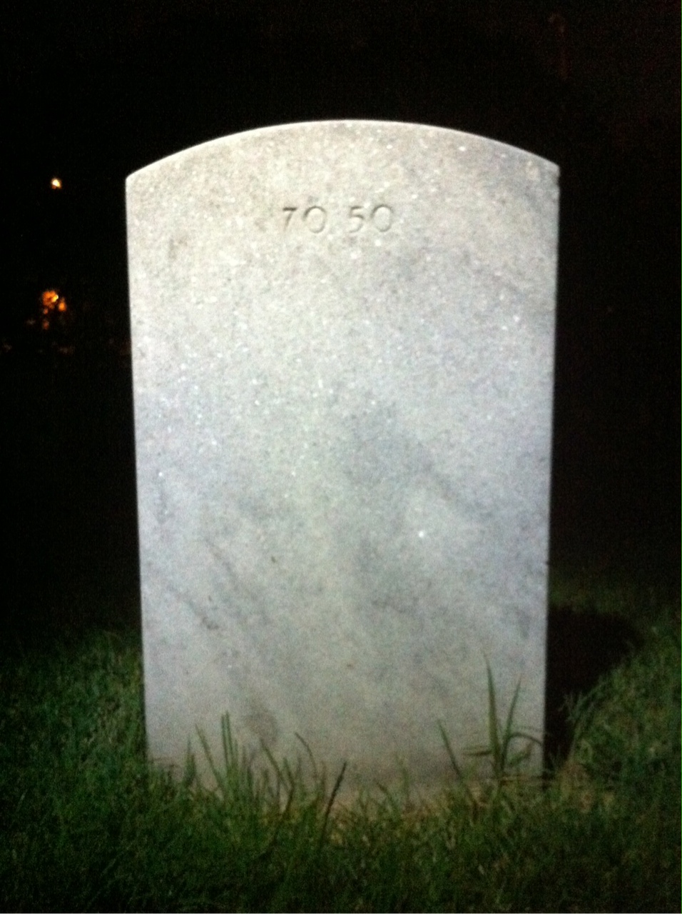 Back of headstone — Denise Allred