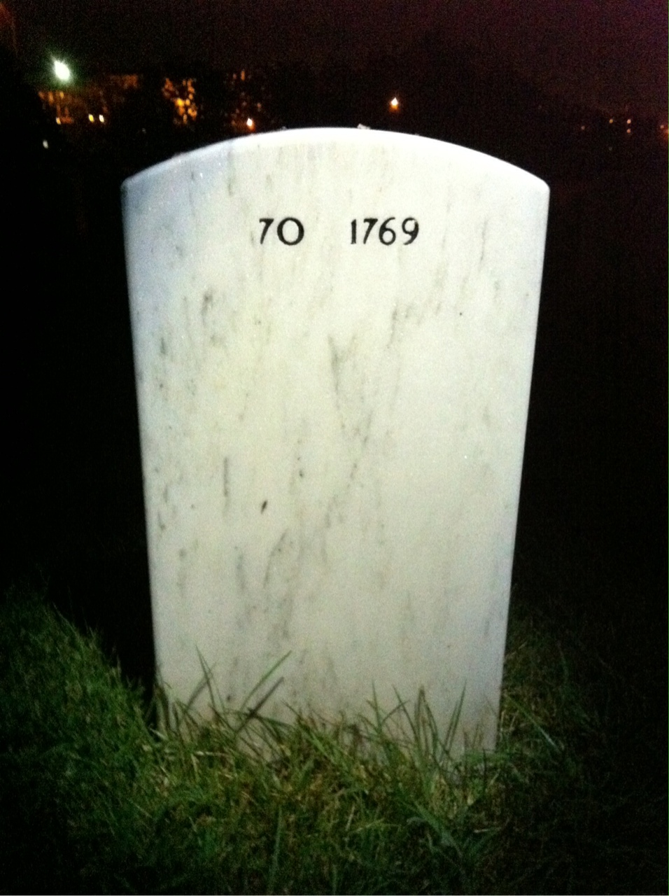 Back of headstone — Harold Near