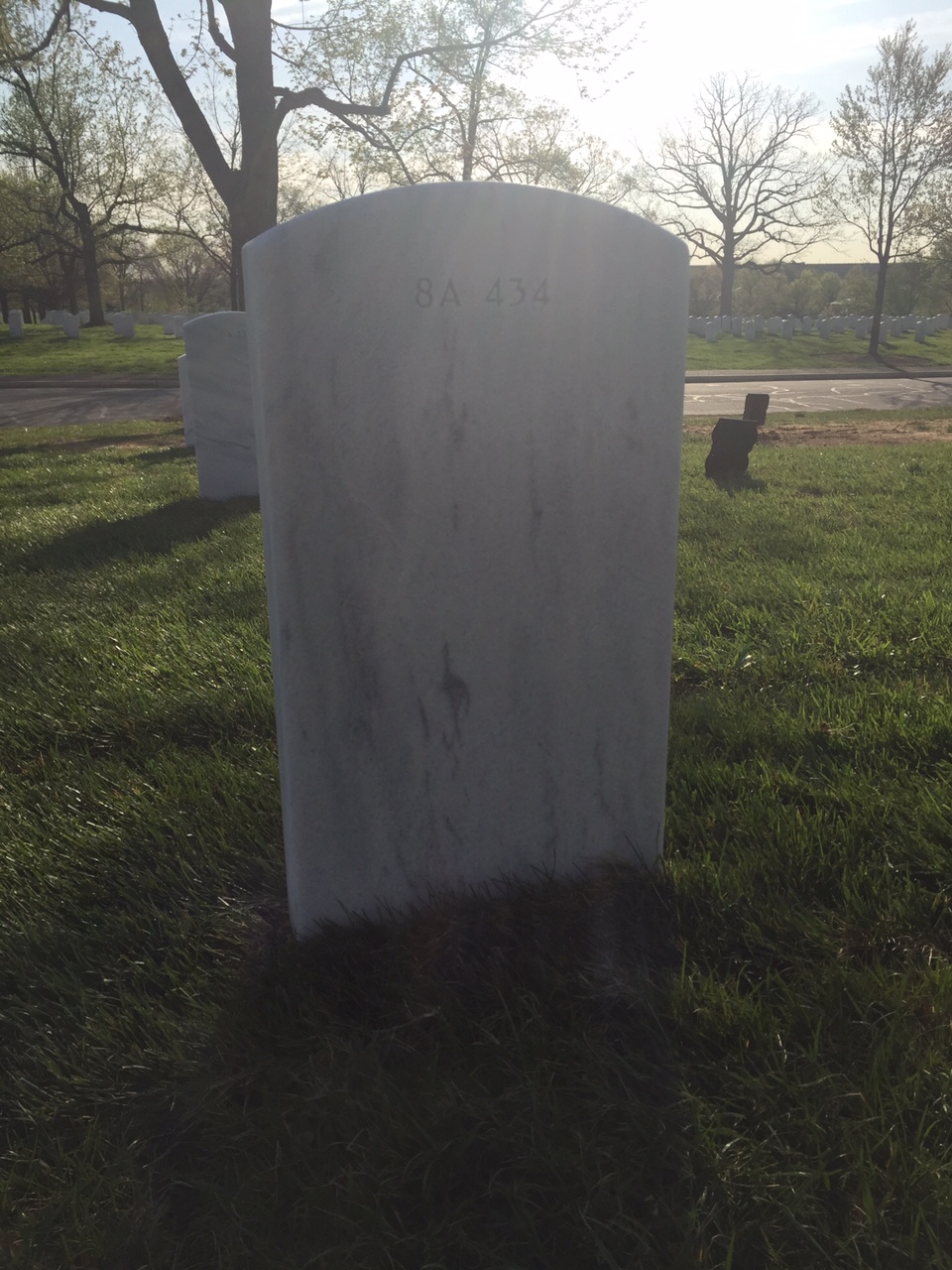 Back of headstone — Thomas Edward Lloyd
