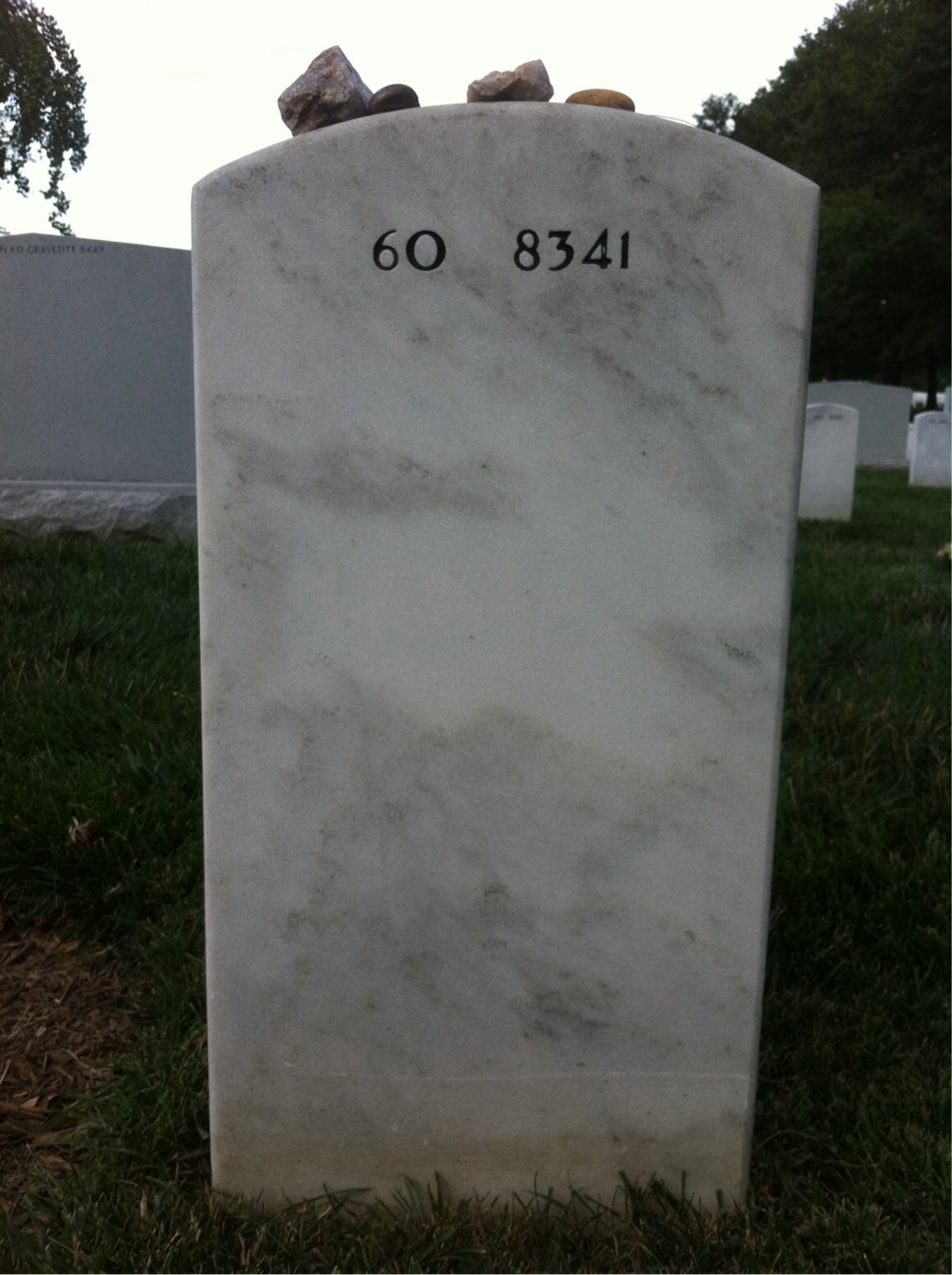 Back of headstone — Alessandro Carbonaro