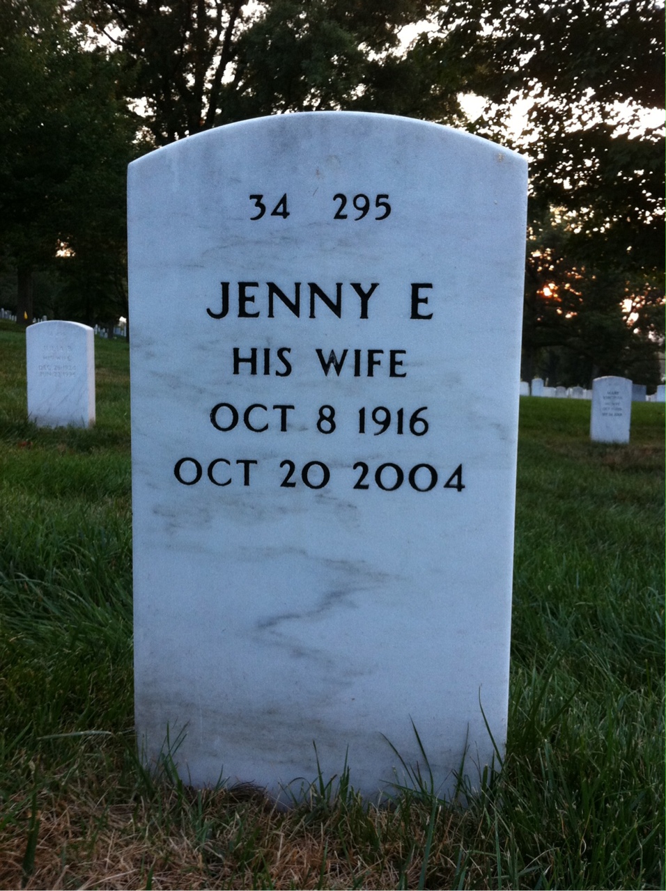 Back of headstone — Roscoe Alexander