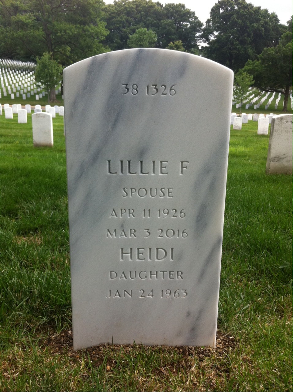 Back of headstone — Leonard Klafter