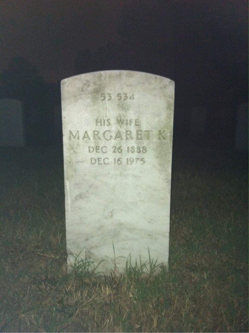 Back of headstone — Charles Craig