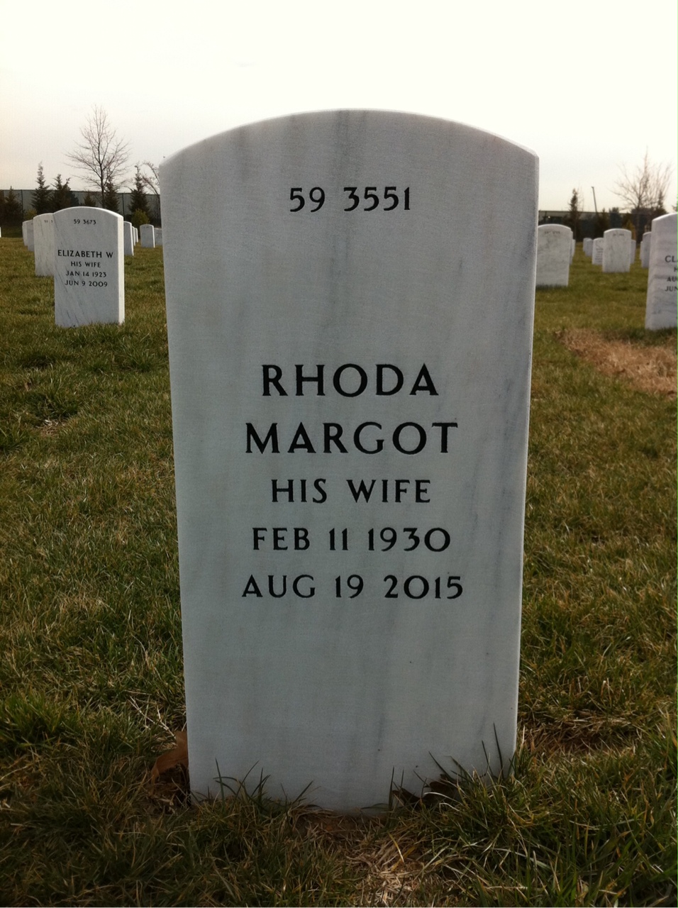 Back of headstone — Herman Gensler