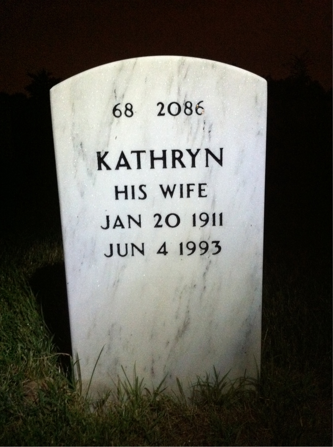 Back of headstone — Robert Friedman