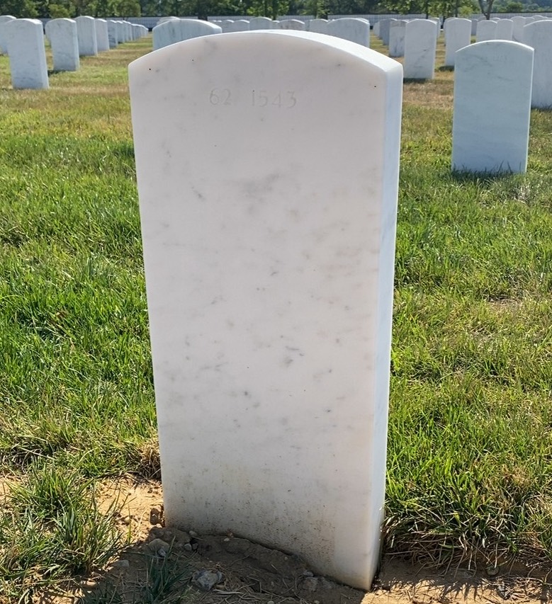 Back of headstone — Victor Bernabe Rodriguez