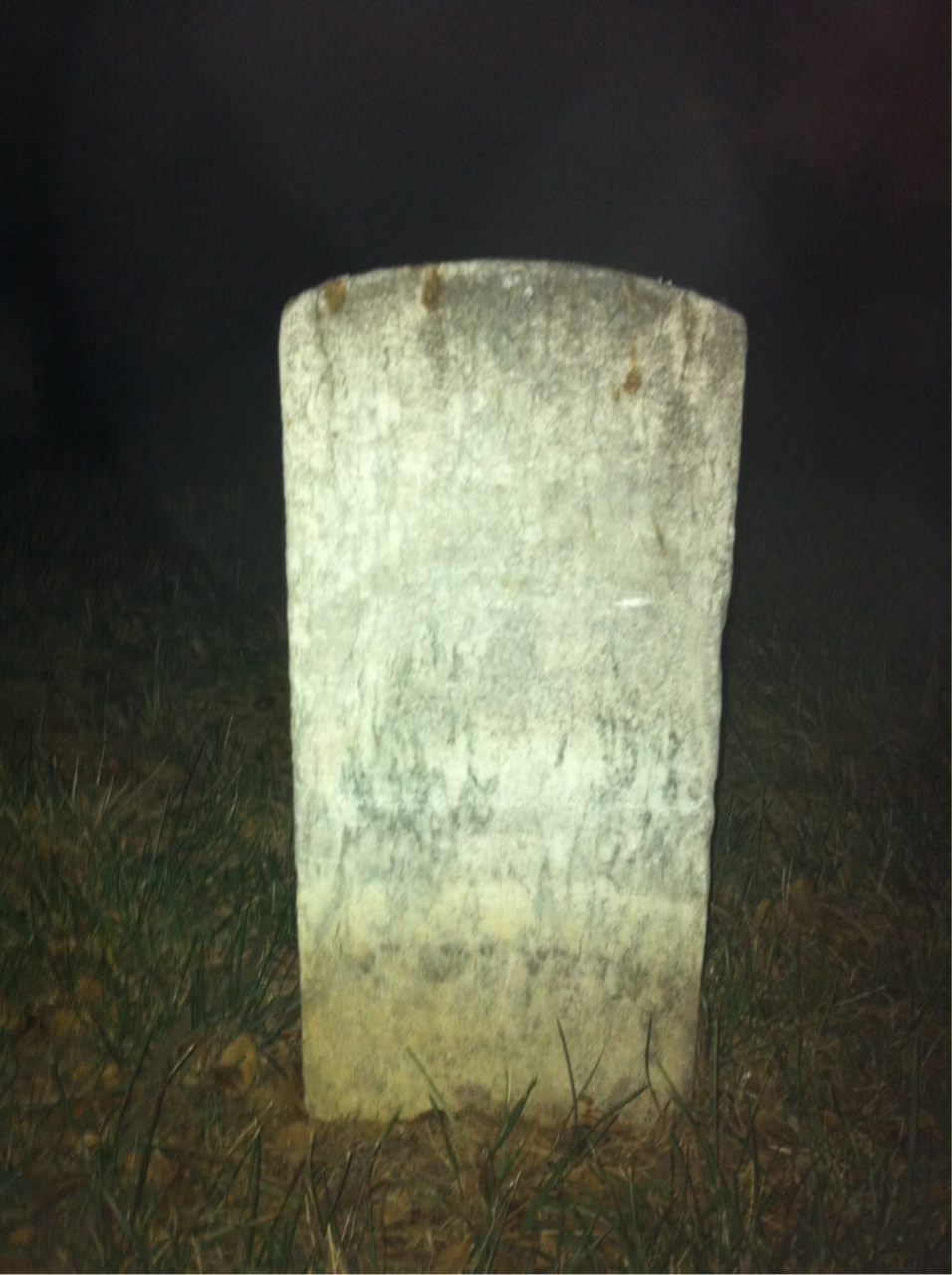 Back of headstone — Michael Morley