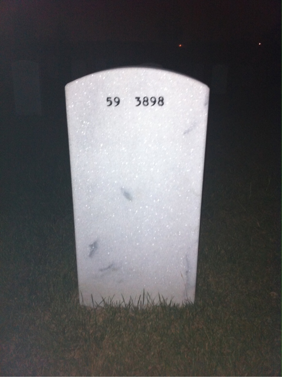 Back of headstone — William Rolfs