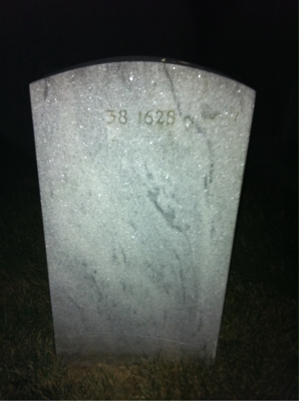 Back of headstone — Richard Mothershead