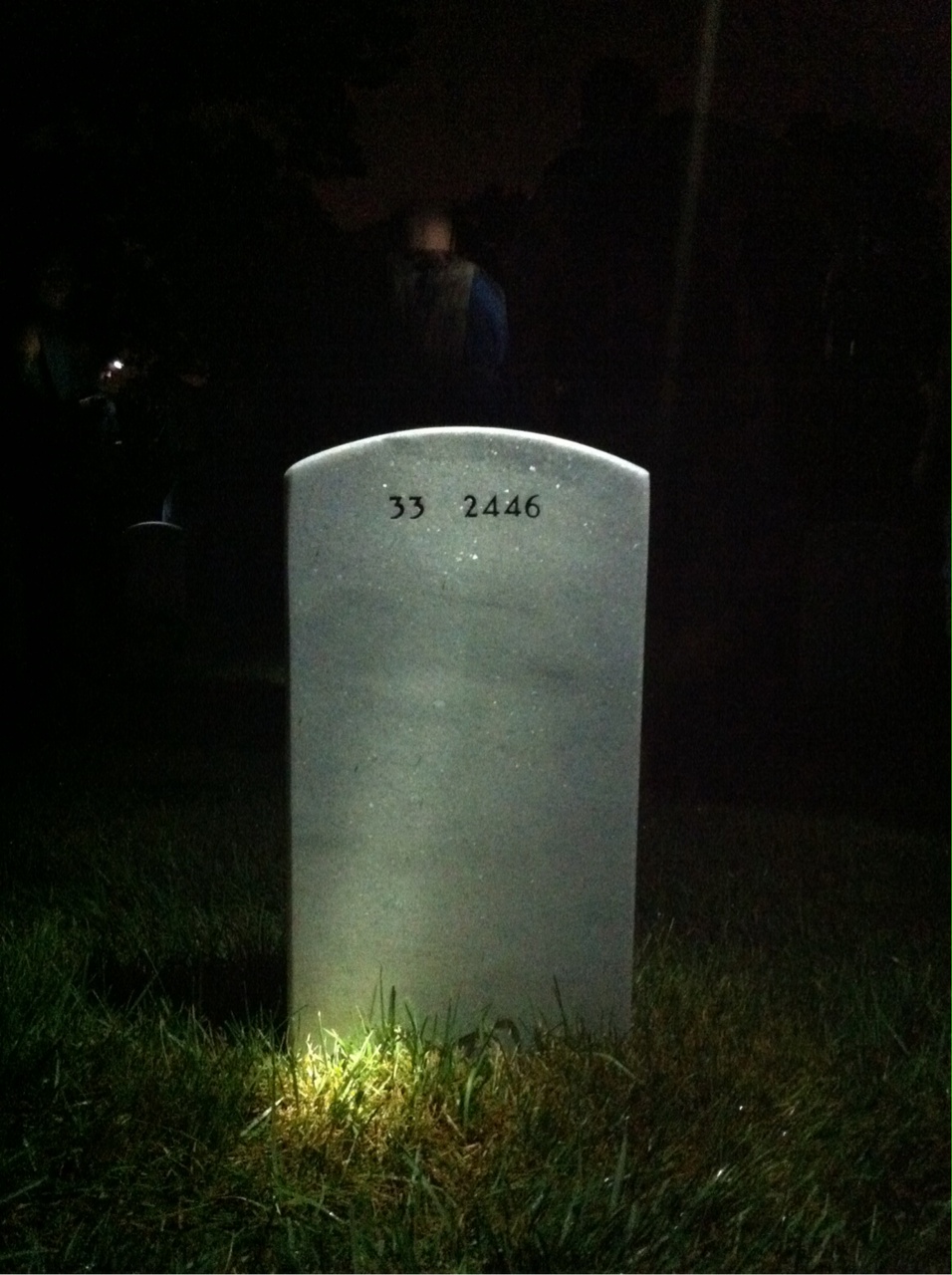 Back of headstone — Neil Behrens