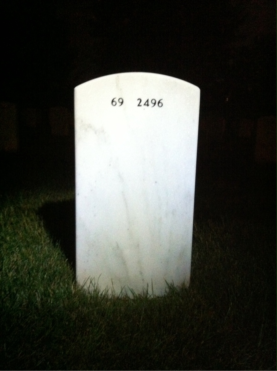 Back of headstone — William Edwards