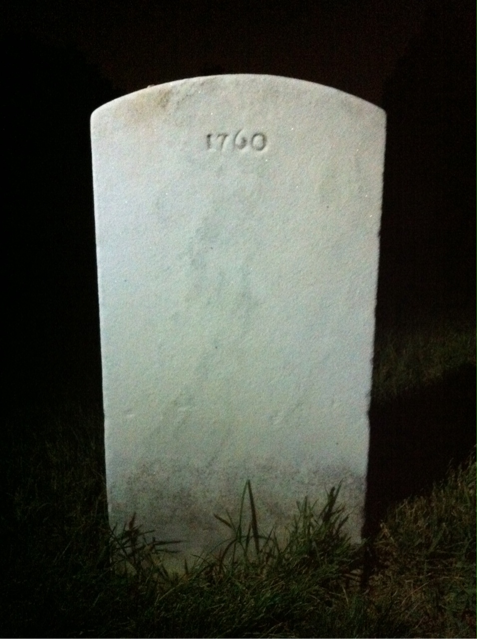 Back of headstone — Robert Miller