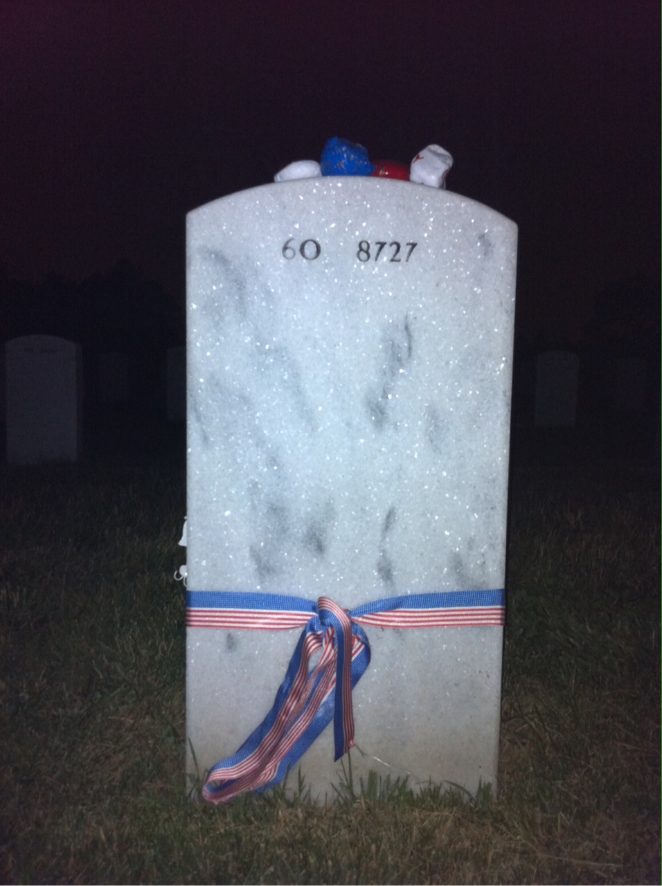 Back of headstone — Jonathan Dozier