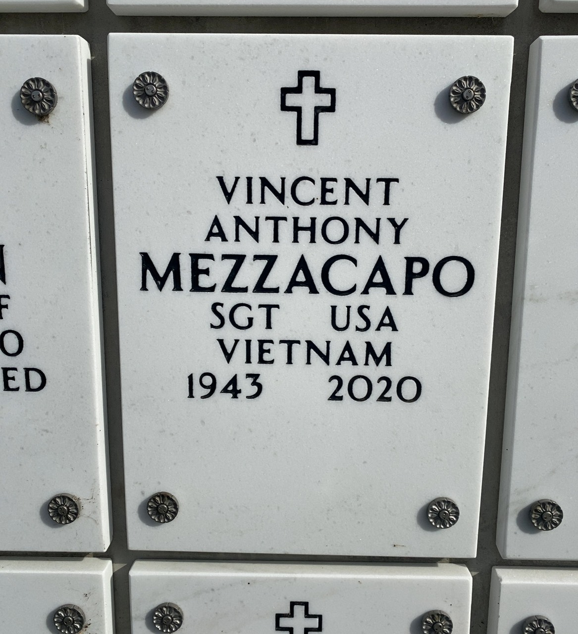 Vincent A Mezzacapo
