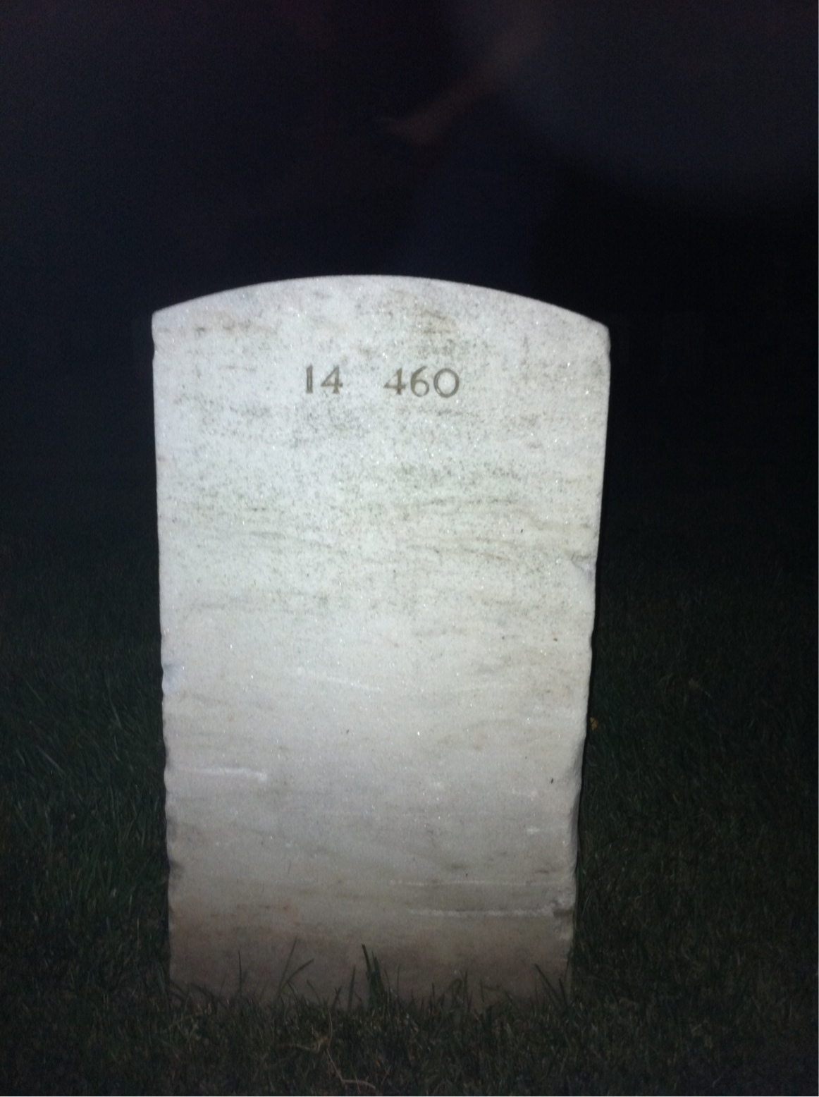 Back of headstone — Amanda Hoeft