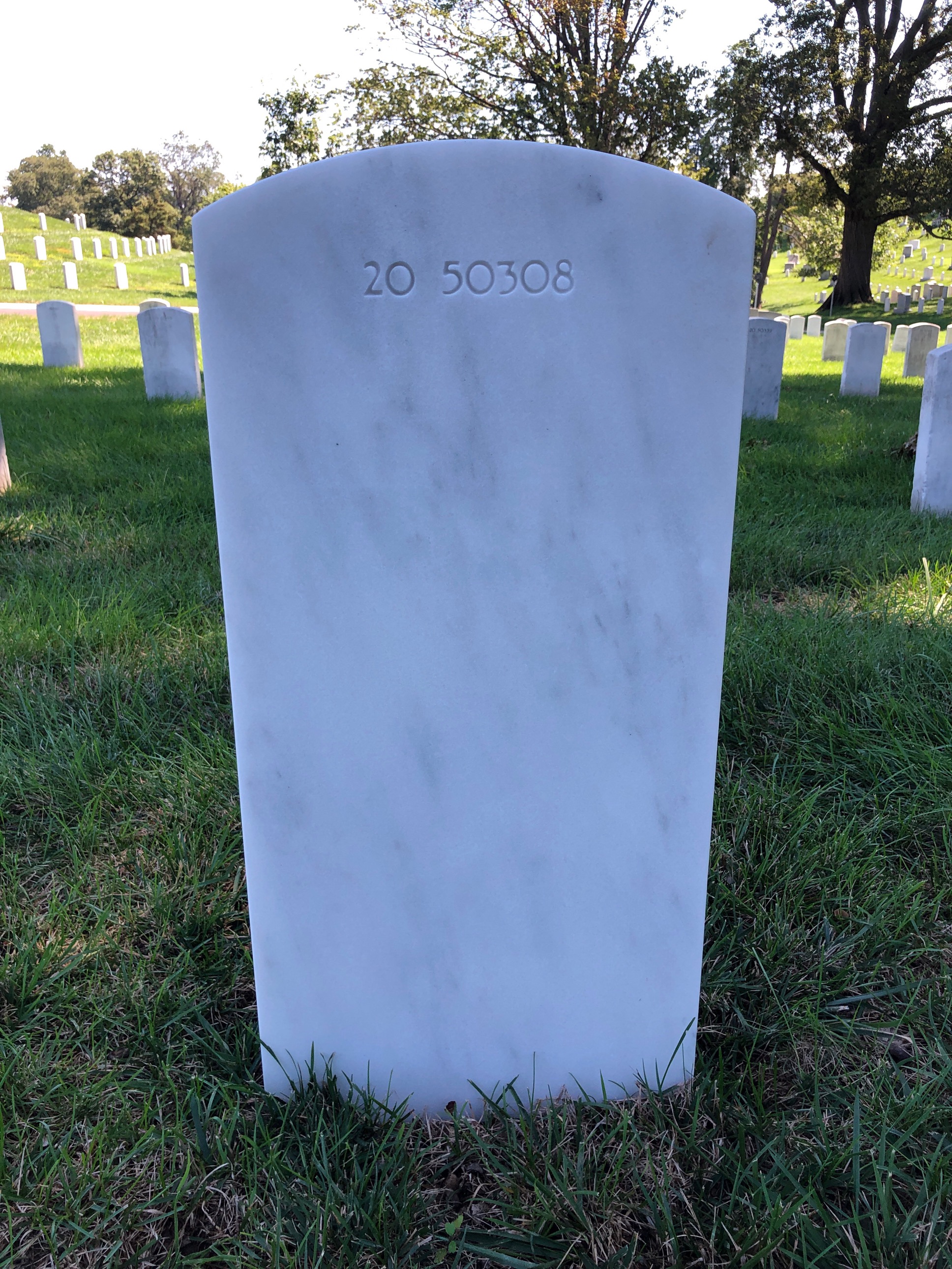 Back of headstone — Fred Williamson