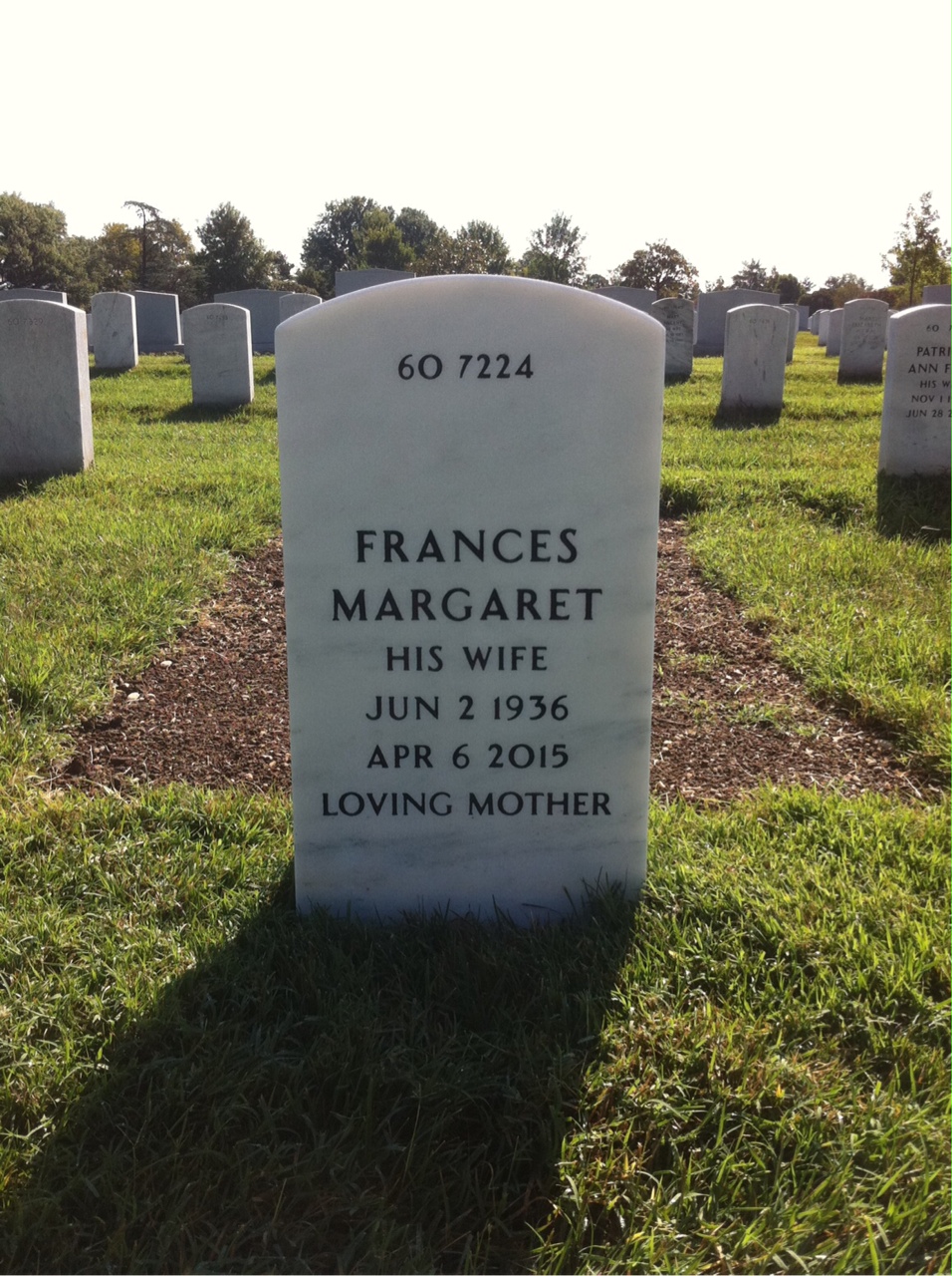 Back of headstone — Jimmy Morehead