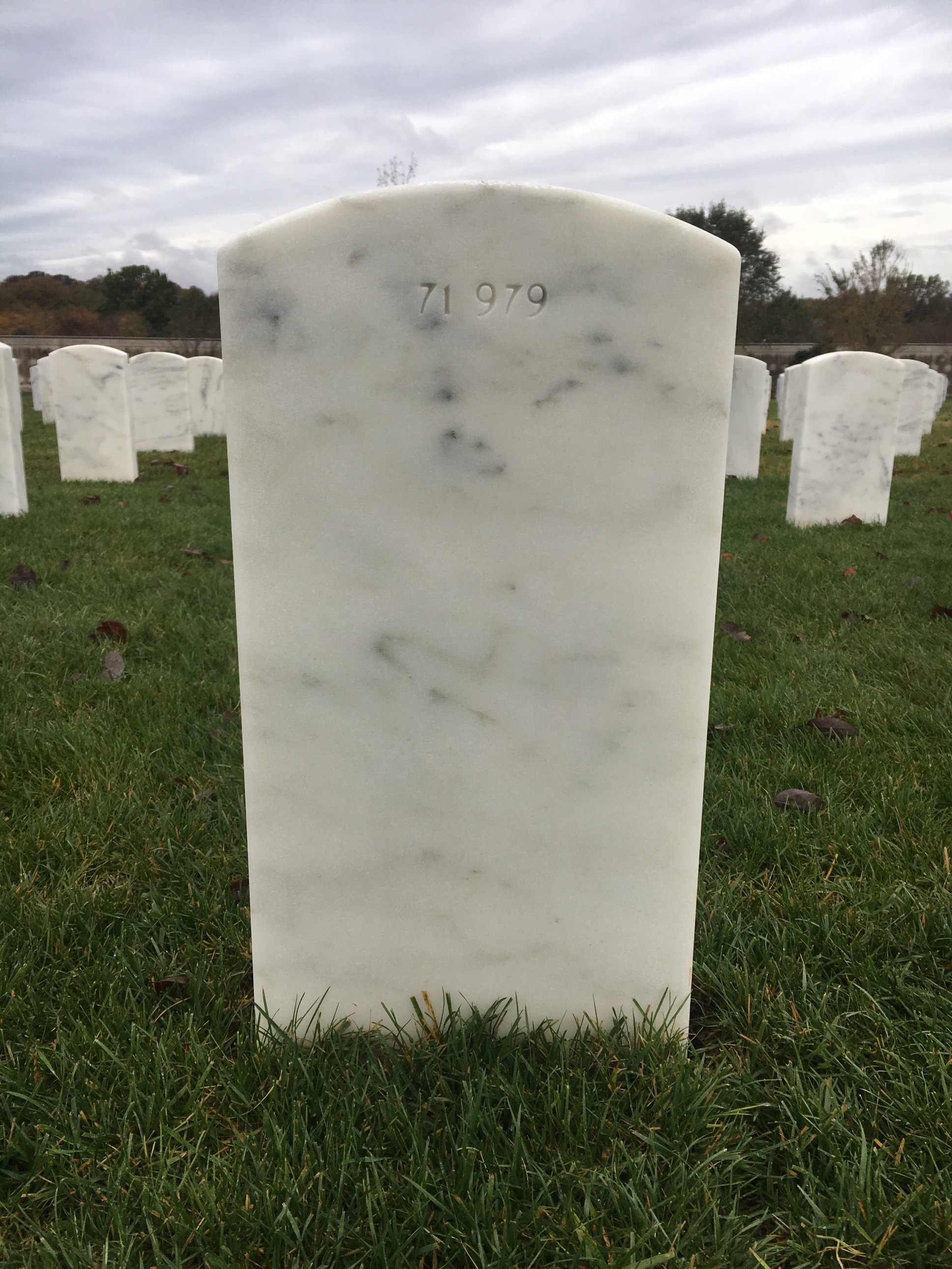 Back of headstone — Thomas A Damisch