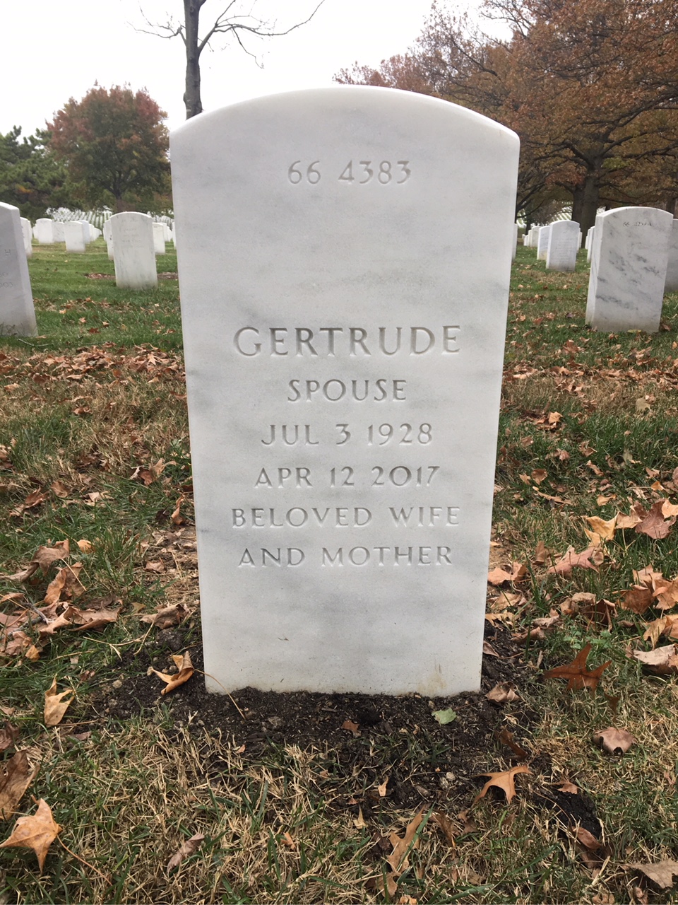 Back of headstone — John Satterfield