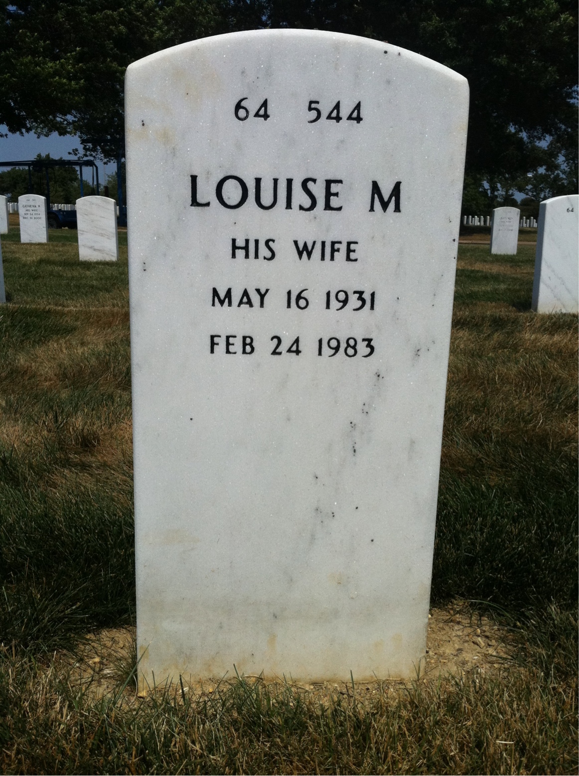 Back of headstone — James Young