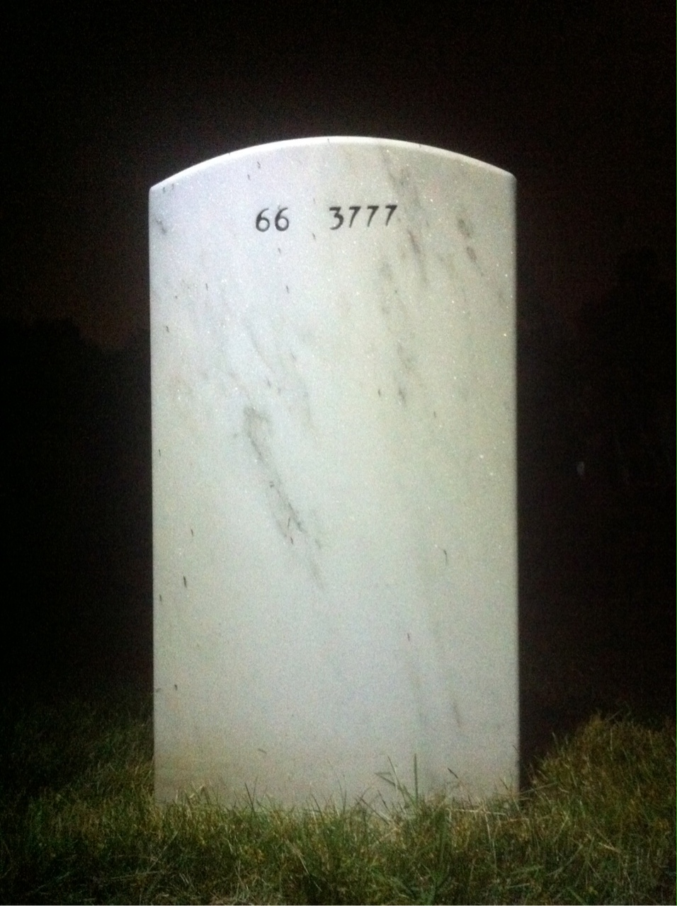 Back of headstone — Donald Schmuck