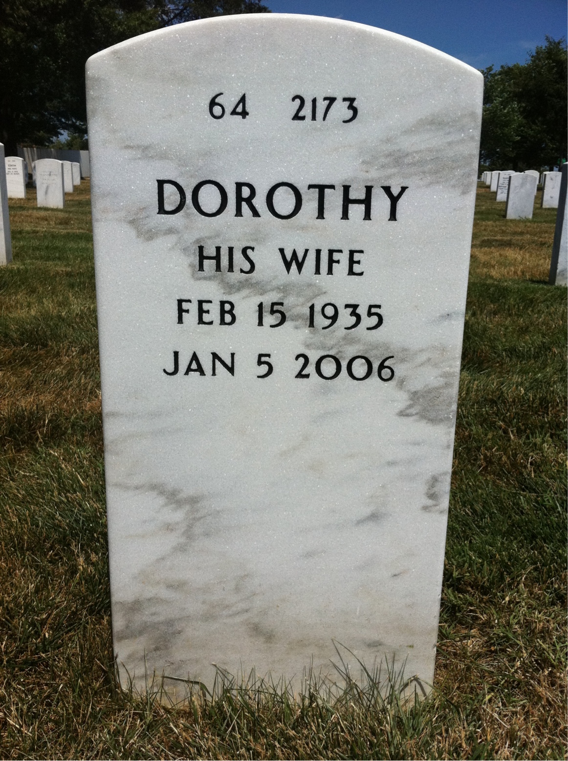 Back of headstone — Harold Culley