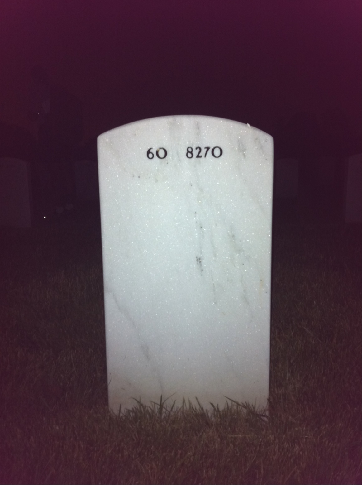 Back of headstone — Dawid Pietrek