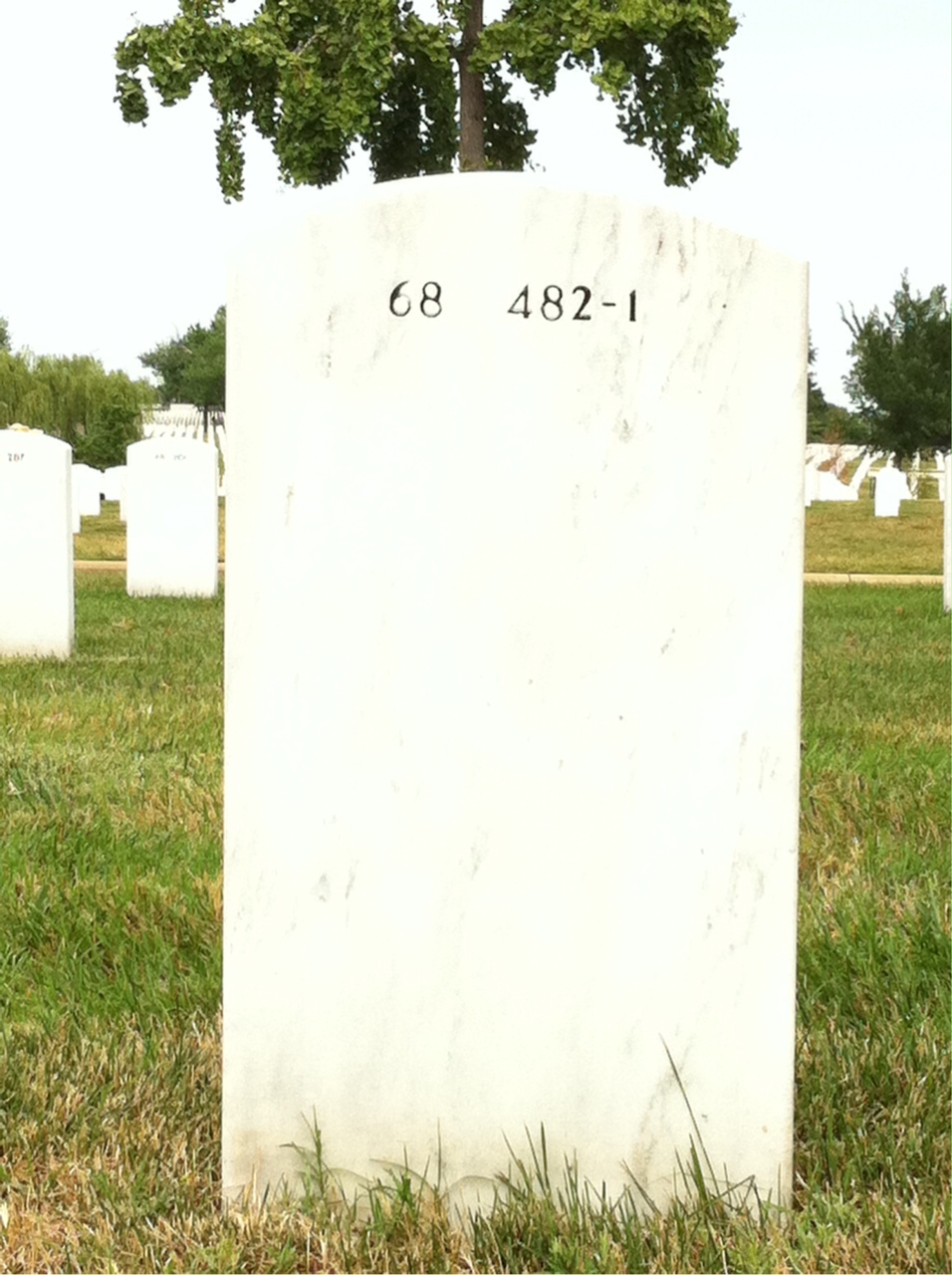 Back of headstone — Clarence Kimura
